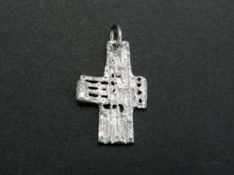 ***Croix PENDENTIF en ARGENT 2x3cm